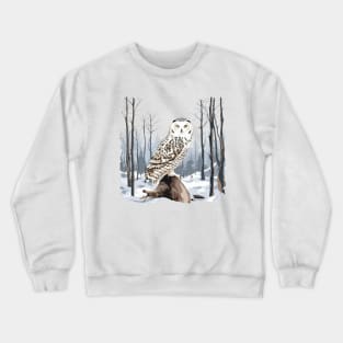 Snowy Owl Crewneck Sweatshirt